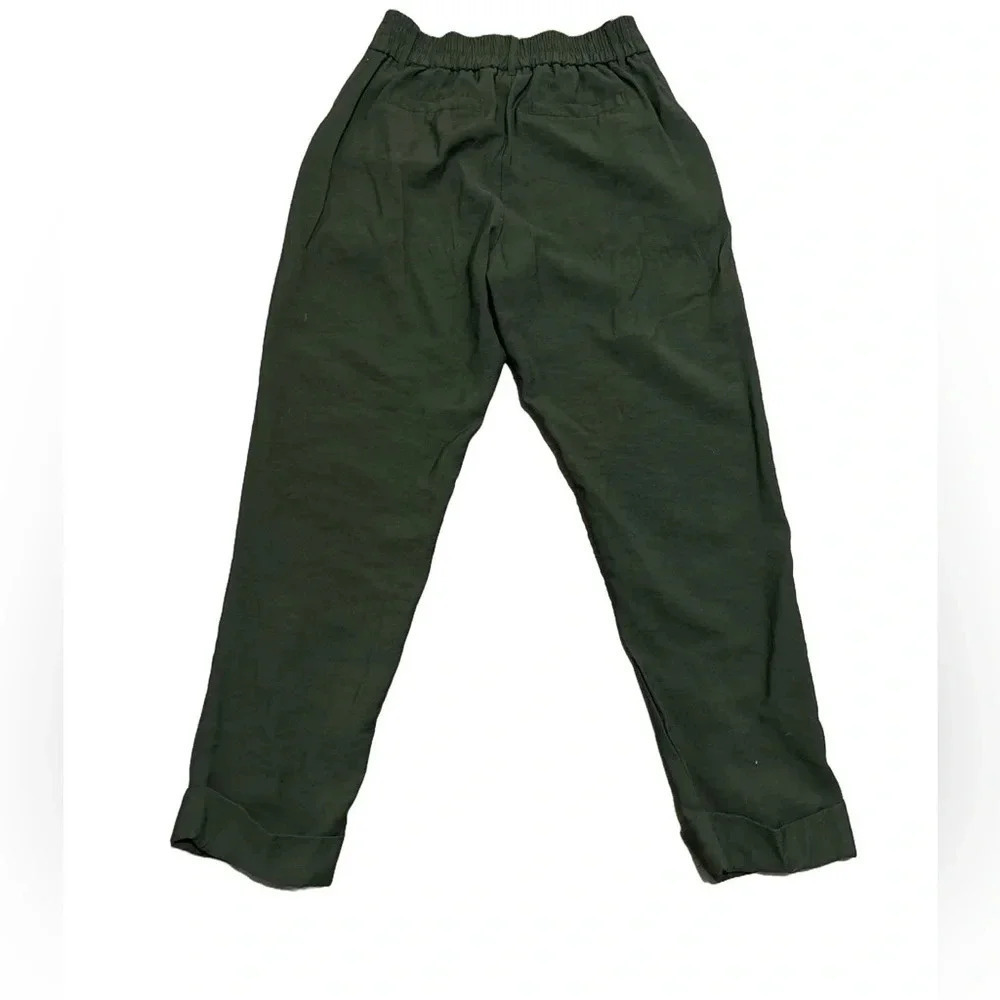 A New Day Pants Womens Green Cuffed Ankle Pants. 6 - Picture 4 of 9